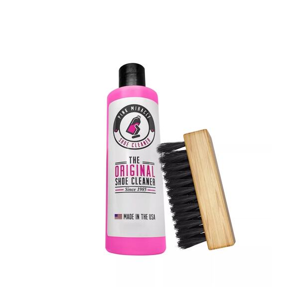 Pink Miracle Original Shoe Cleaner Kit with Scrub Brush and solution! **NEW* - Picture 1 of 7